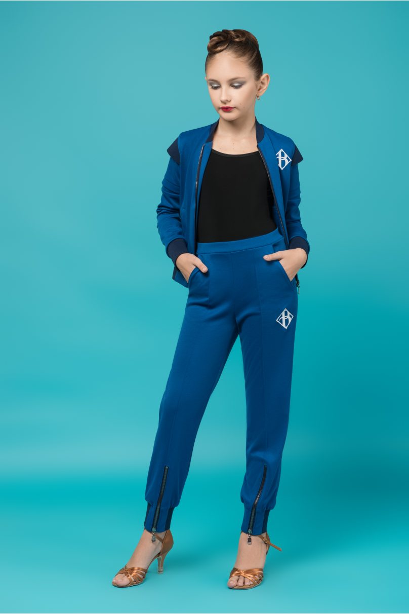 Girls Sport Suit for Dance Royal blue