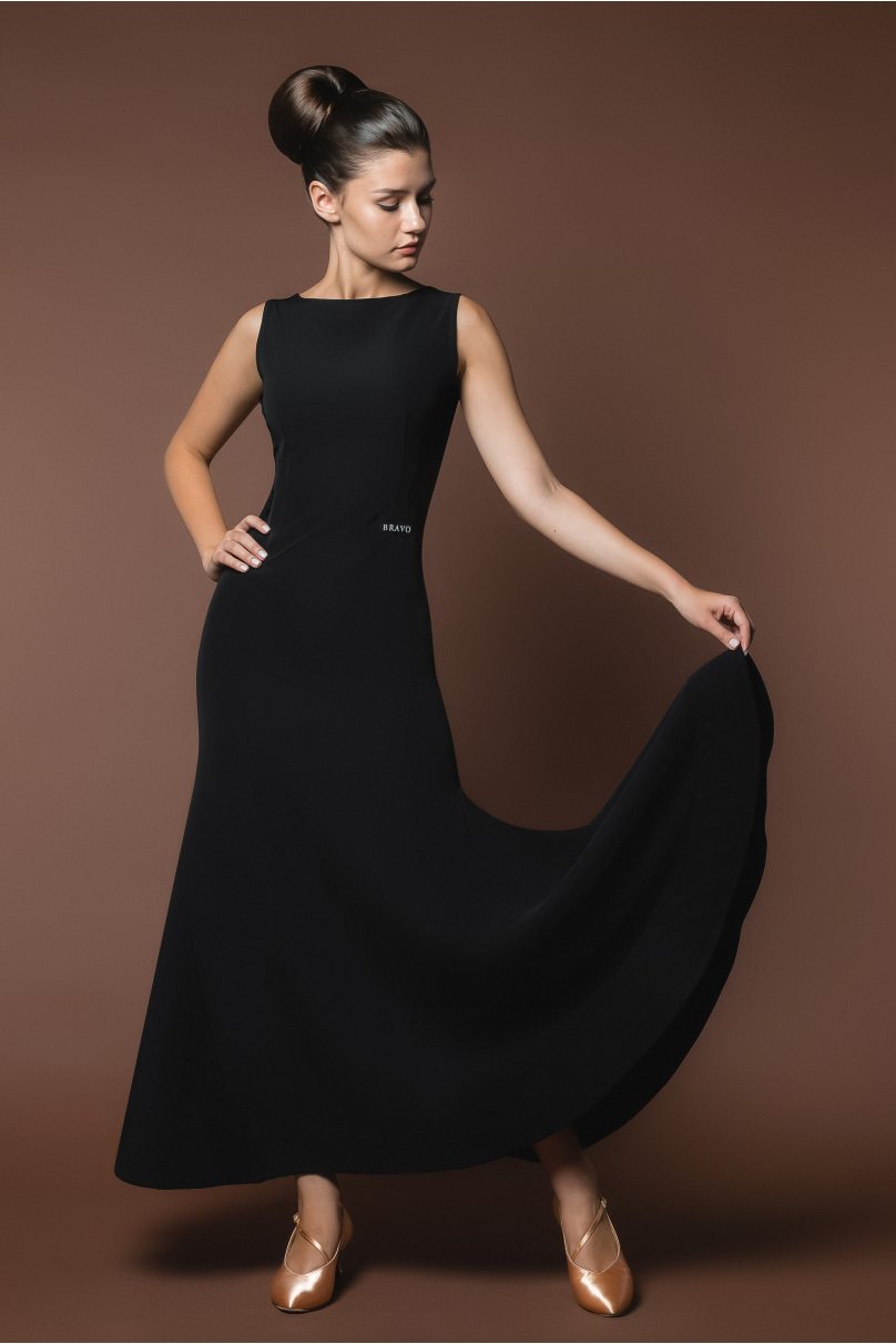 Damen Tanzkleidung Marke Bravo Design Tanzkleider Standard modell B09/Black