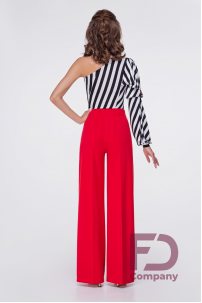 Women's ballroom dance pants by FD Company style Брюки БР-988/1/Red