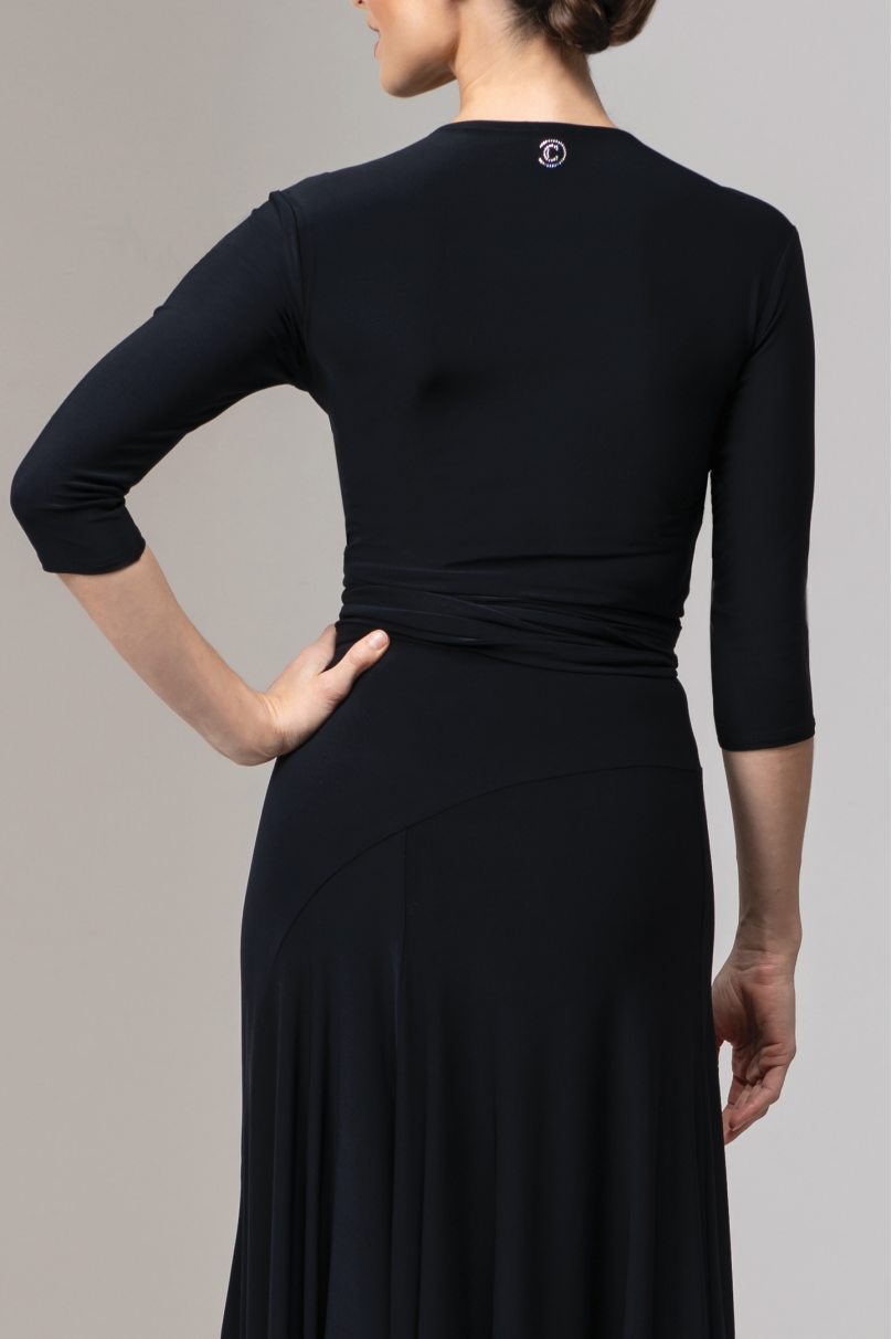Блуза для бальних танців стандарт від бренду Chrisanne Clover модель CC.HV.TOP/Black