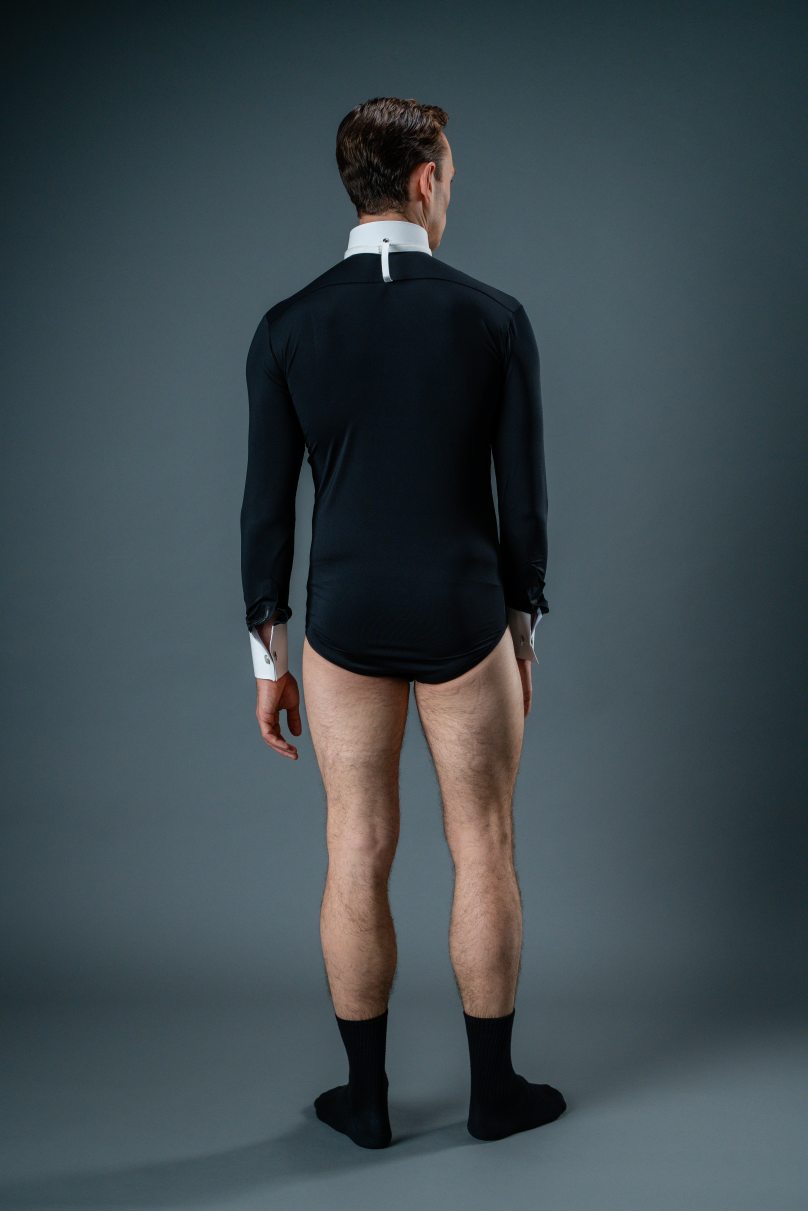 Мужская рубашка для бальных танцев стандарт от бренда Chrisanne Clover модель COMP.SH/Black