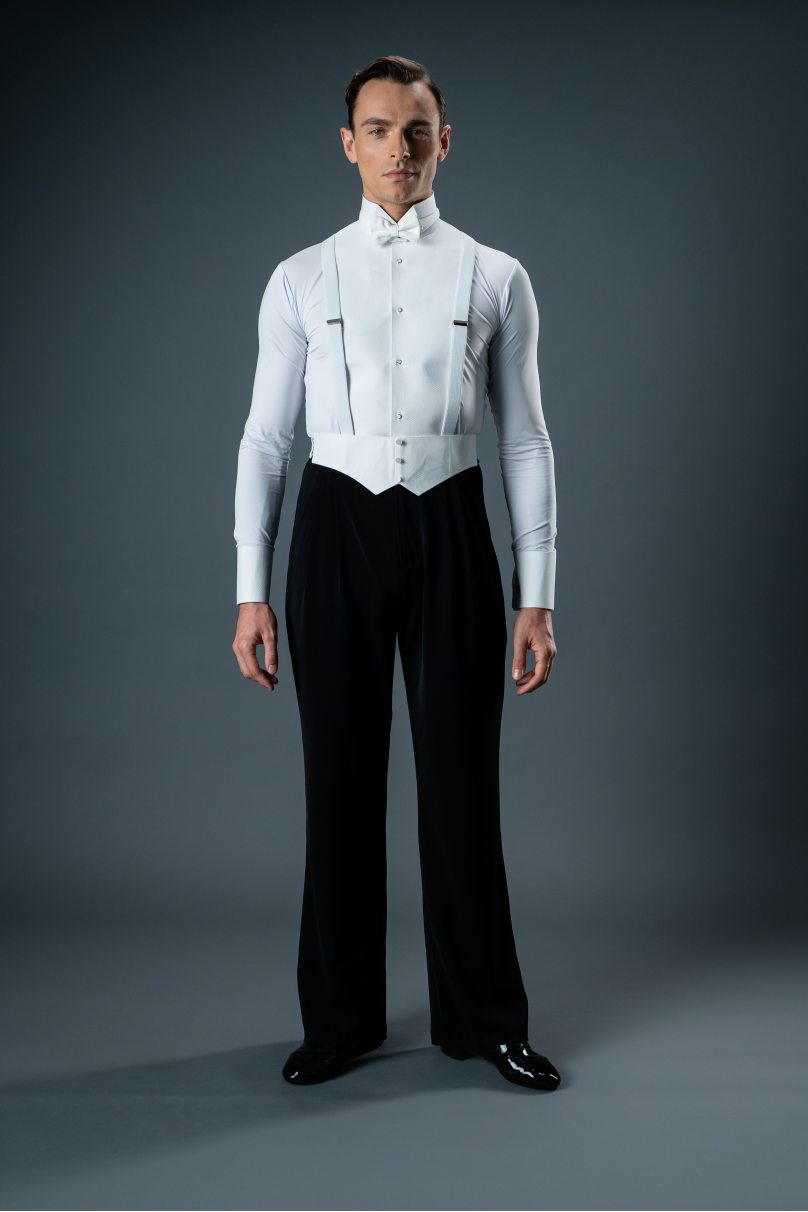 Tanz Hemden für Herren Marke Chrisanne Clover modell COMP.SH/White