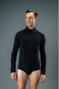 Мужская рубашка для бальных танцев стандарт от бренда Chrisanne Clover модель CC.BPS/Black