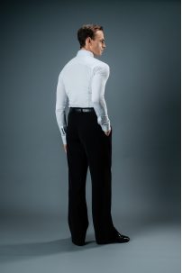 Мужская рубашка для бальных танцев стандарт от бренда Chrisanne Clover модель CC.BPS/White
