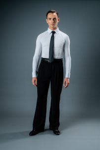 Чоловіча сорочка для бальних танців від бренду Chrisanne Clover модель CC.BPS/White