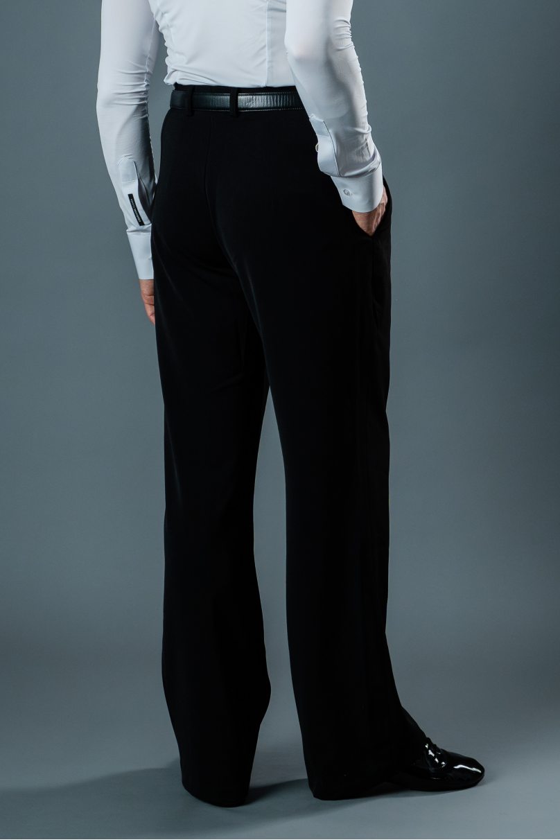 Buy SCGGINTTANZ G4034 Latin Modern Ballroom Dance Professional tightened  Cuff Design Pants/Trousers ((FBA) Black, S) at Amazon.in