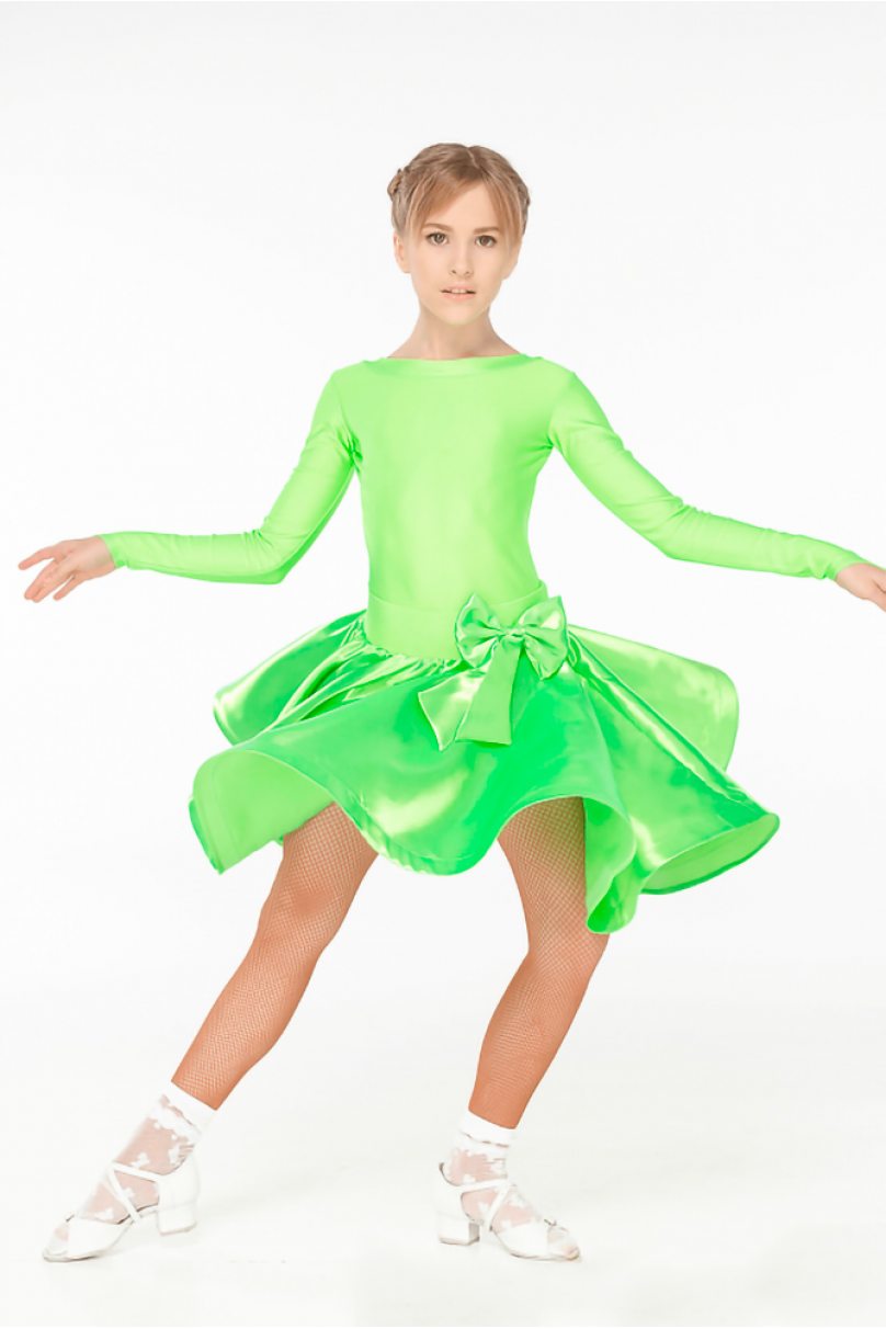 Ballroom dance competition dress for girls by Dance Me product ID BS536DR-371#