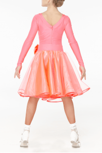 Ballroom dance competition dress for girls by Dance Me product ID BS536DR-180#