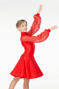 Ballroom dance competition dress for girls by Dance Me product ID BS535DR-10#