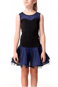 Blouse for dance without sleeves