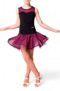 Blouse for dance without sleeves