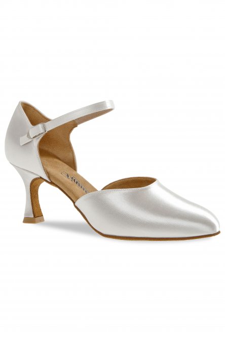Ladies' Ballroom|Smooth Dance Shoes Diamant style 051 White Satin