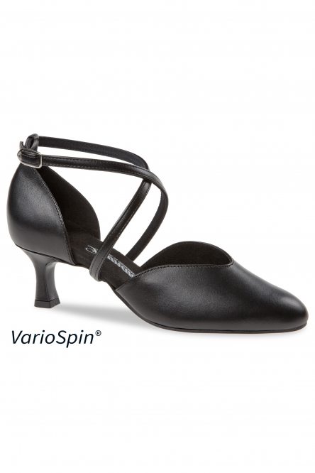 Ladies' Ballroom|Smooth Dance Shoes Diamant style 170 Black Leather