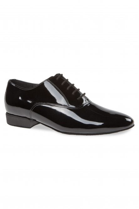Men's Ballroom|Smooth Dance Shoes Diamant style 180 Black Patent Synth