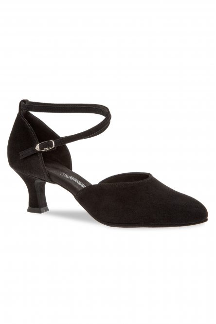 Ladies' Ballroom|Smooth Dance Shoes Diamant style 058 Black Suede
