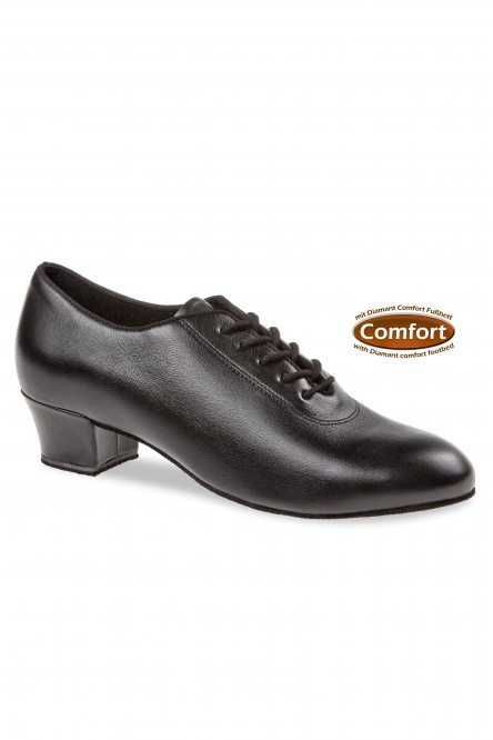 Ladies' Practice Dance Shoes Diamant style 093 Black Leather