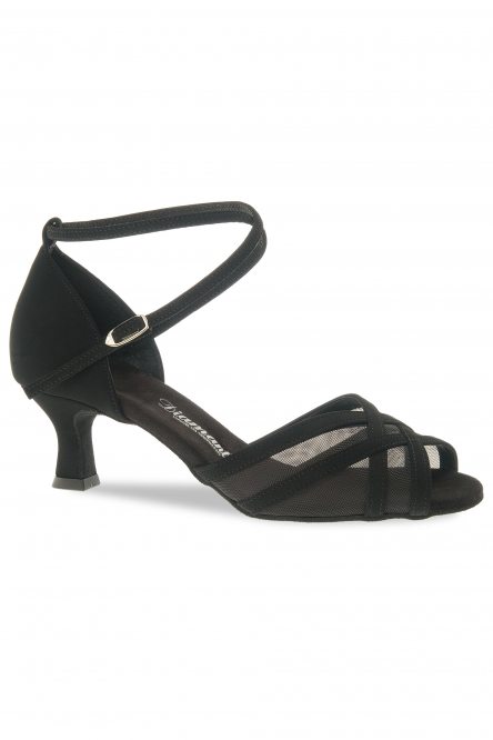 Ladies' Latin Dance Shoes Diamant style 035 Black Synth Nubuk