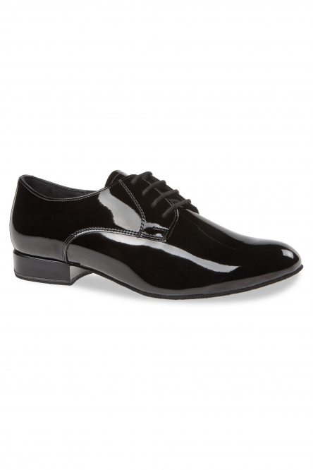 Men's Ballroom|Smooth Dance Shoes Diamant style 179 Black Patent Synth