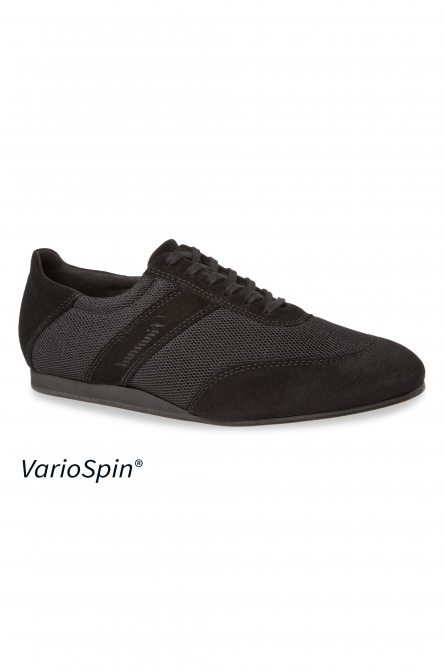 Men's Practice Dance Shoes Diamant style 192 VarioSpin Black Suede/Mesh
