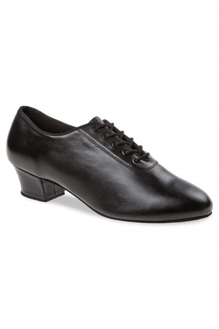 Men's Latin Dance Shoes Diamant style 091 Black Leather