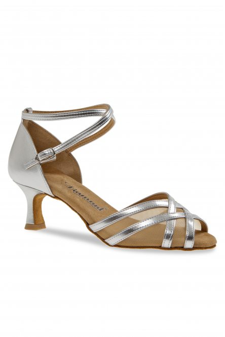 Ladies' Latin Dance Shoes Diamant style 035 Silver