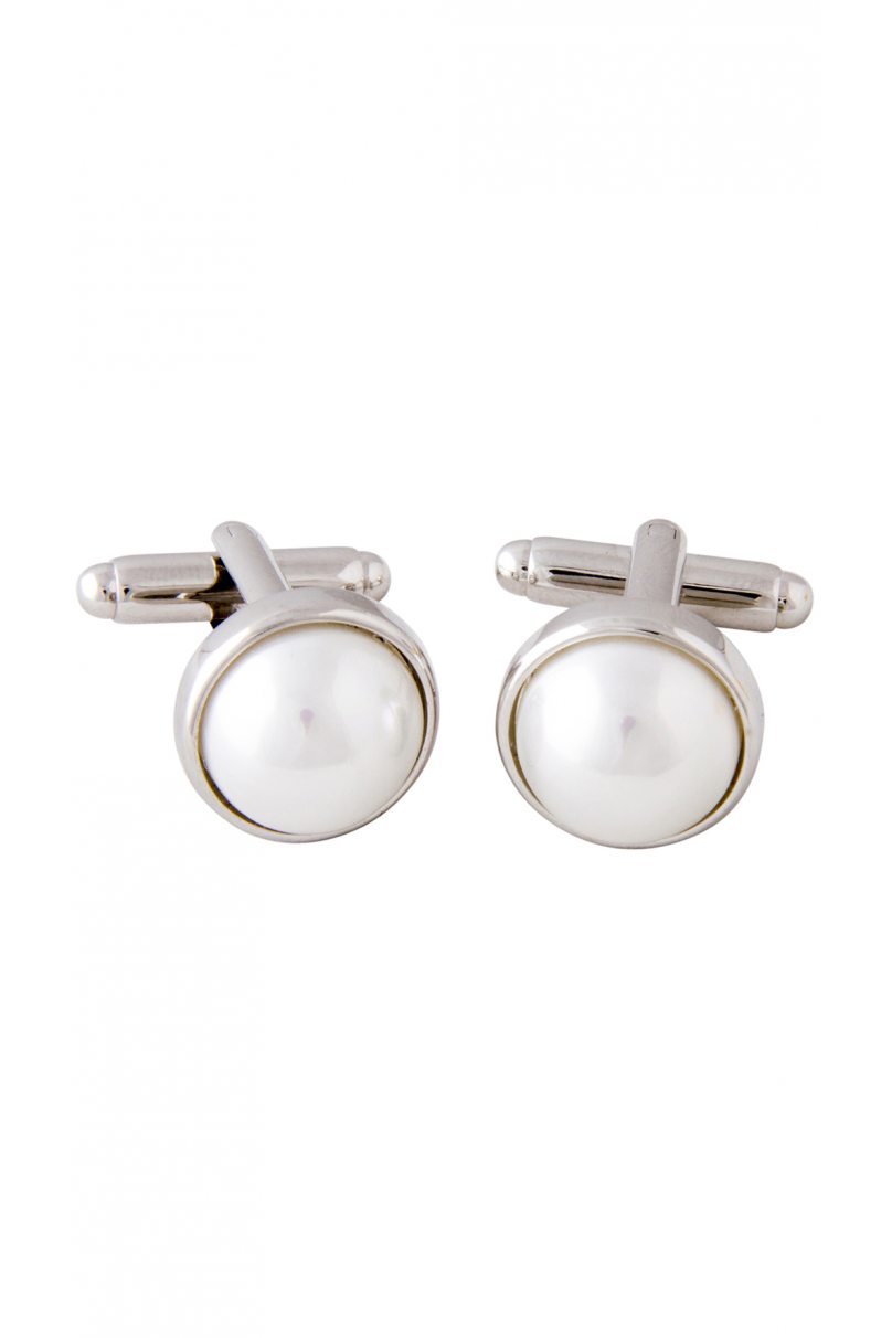 Set of cufflinks Imperial with Mother-of-Pearl beads