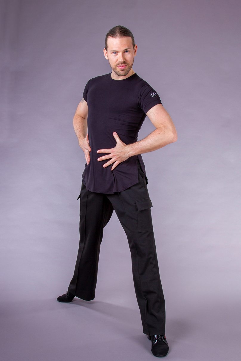 Чоловічі футболки для бальних танців латина від бренду DSI модель 4018