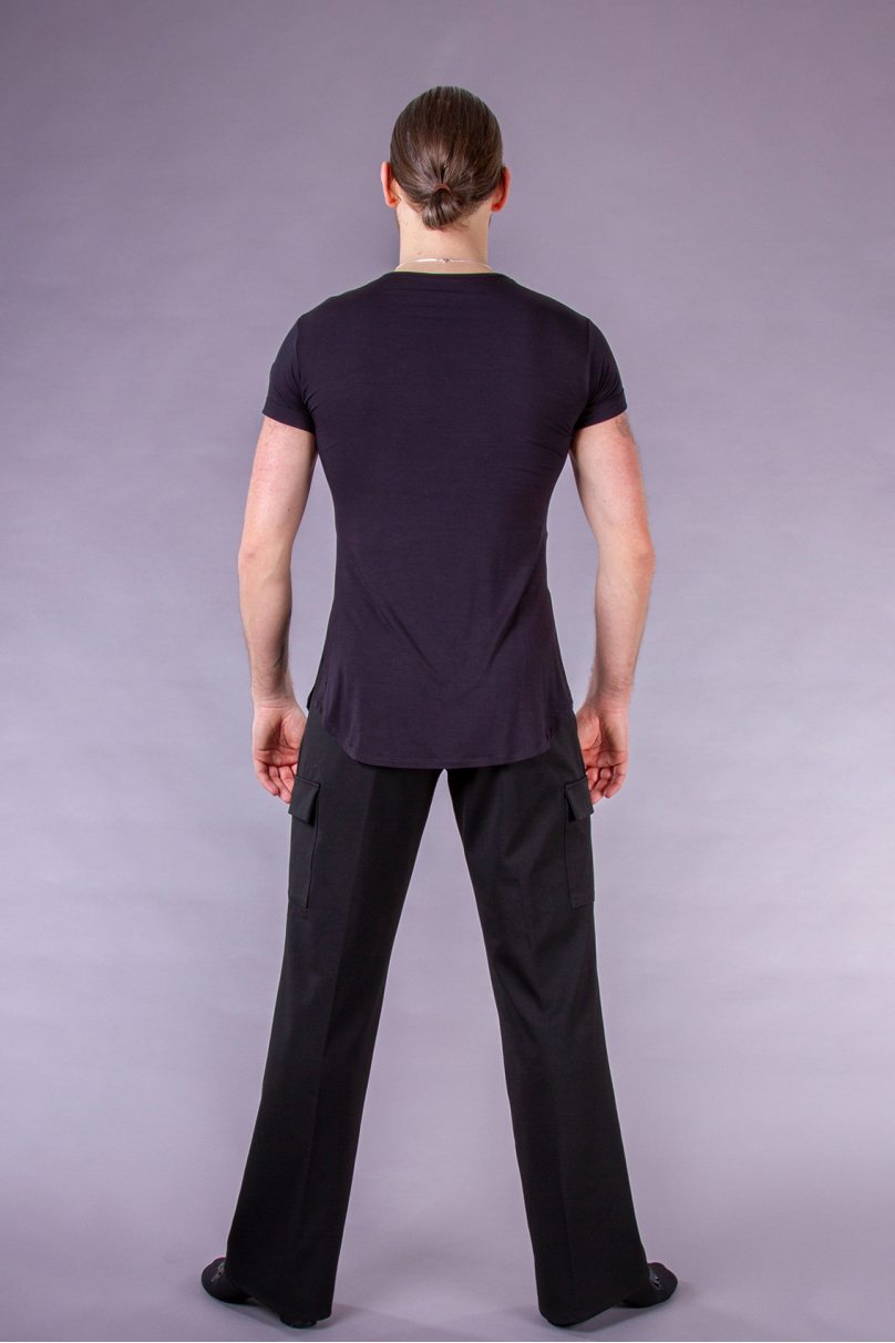 Мужская футболка для бальных танцев латина от бренда DSI модель 4018
