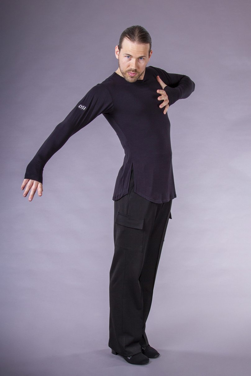 Мужская футболка для бальных танцев латина от бренда DSI модель 4027