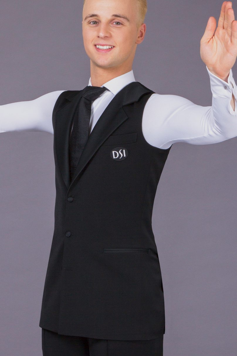 Чоловічий жилет піджак для бальних танців стандарт від бренду DSI модель 4008