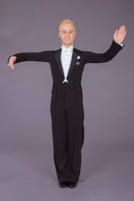 Чоловічий жилет піджак для бальних танців стандарт від бренду DSI модель 1041