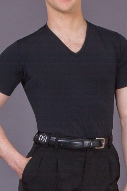 Мужская футболка для танцев с V-образной горловиной