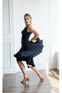 Style 016 Michelle Wide latin dance skirt