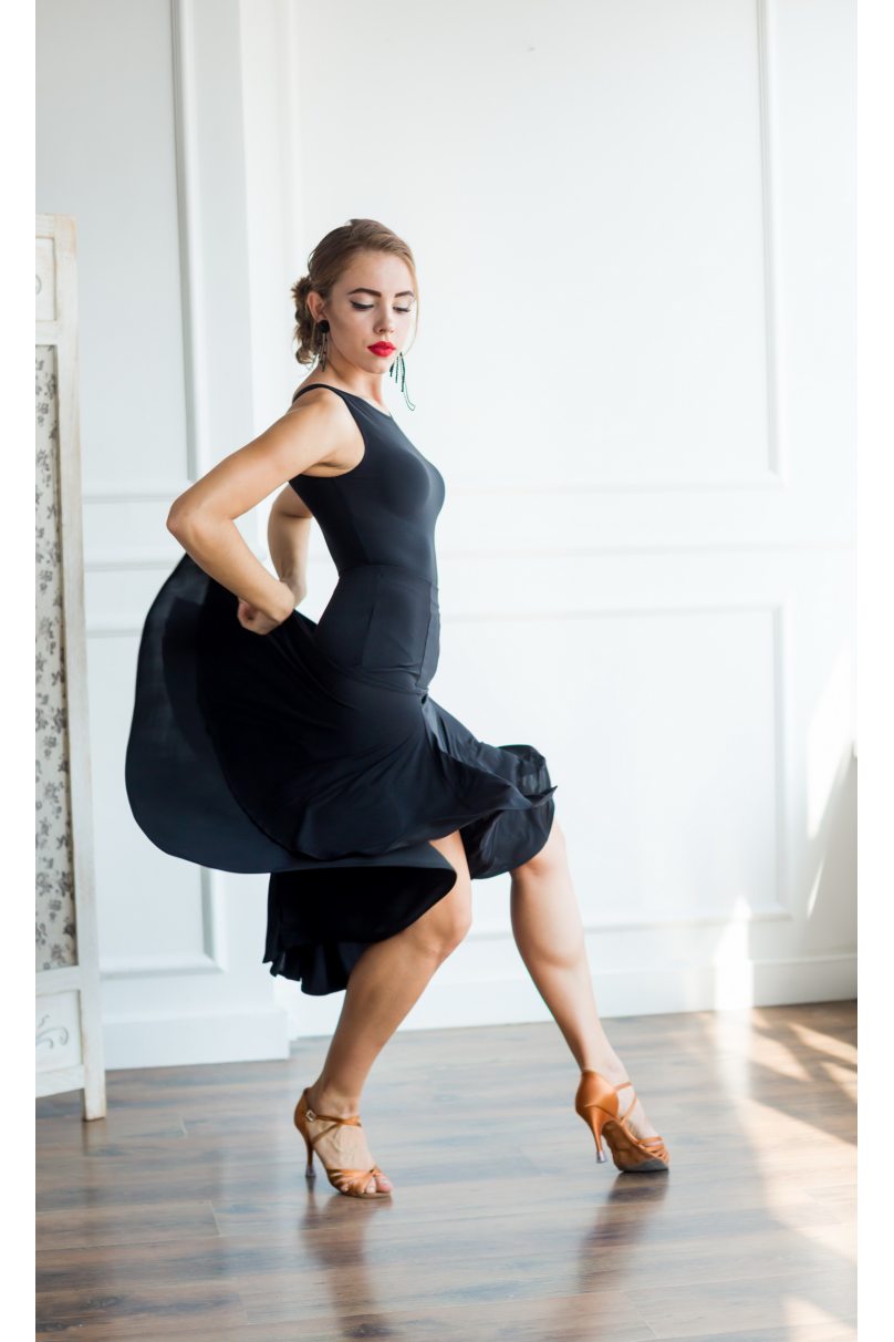 Спідниця для бальних танців для латини від бренду FASHION DANCE модель Skirt lat W 016