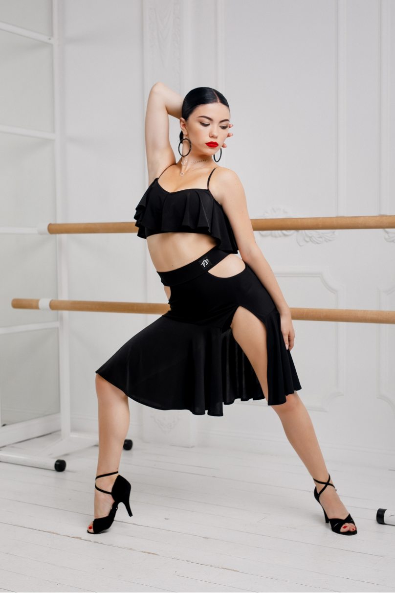 Юбка для бальных танцев для латины от бренда FASHION DANCE модель Skirt lat W 026