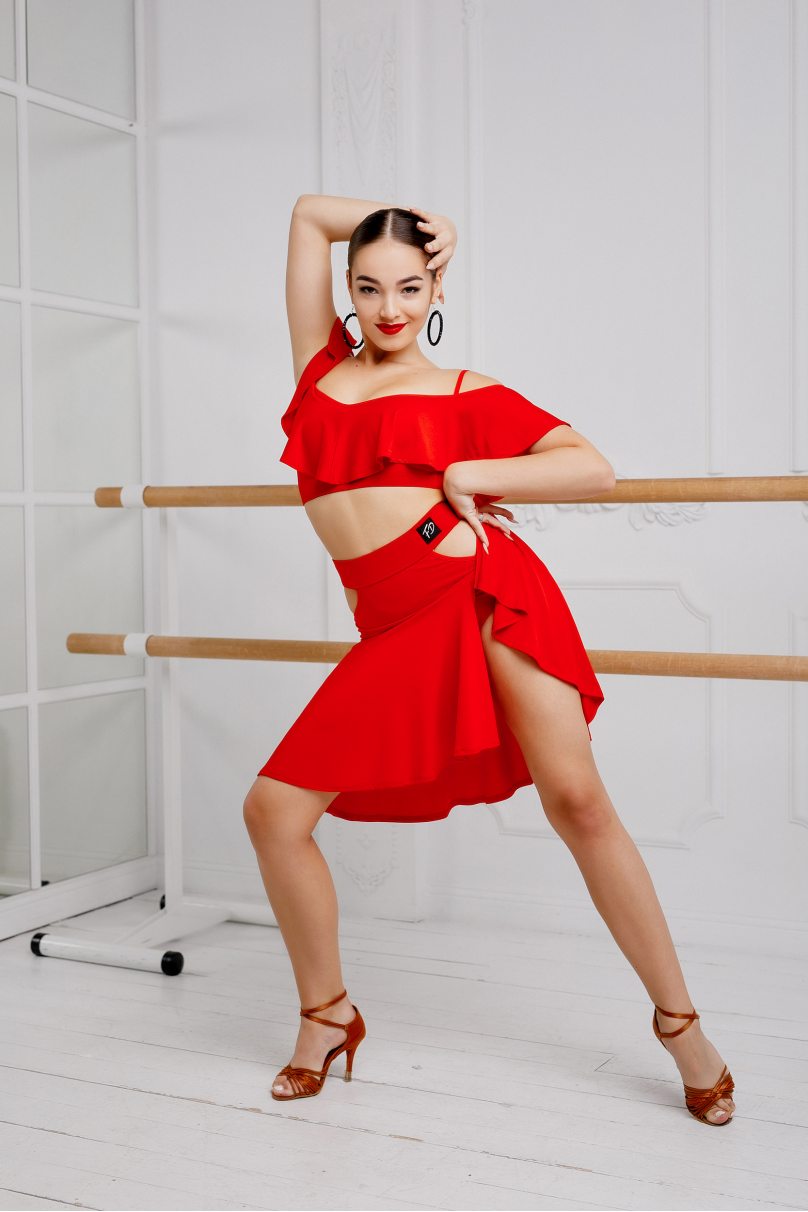 Latin dance skirt by FASHION DANCE model Skirt lat W 026