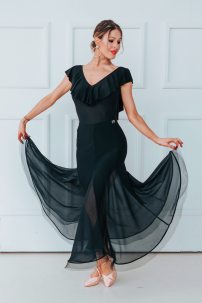 Аmanda Elegance ballroom bodysuit open back