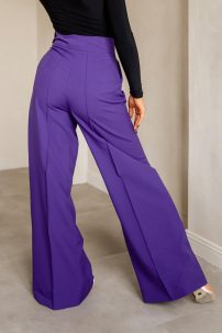 Tanzkleidung Marke FASHION DANCE Tanzhosen Standard modell Pant W 003 Violet
