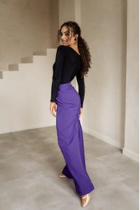 Жіночі штани для бальних танців стандарт від бренду FASHION DANCE модель Pant W 003 Violet