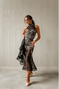 Tanzkleidung Marke FASHION DANCE Tanzröcke Standard modell Skirt st W 002 Leo
