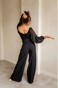 Женские брюки для бальных танцев стандарт от бренда FASHION DANCE модель Pant W 003 Black