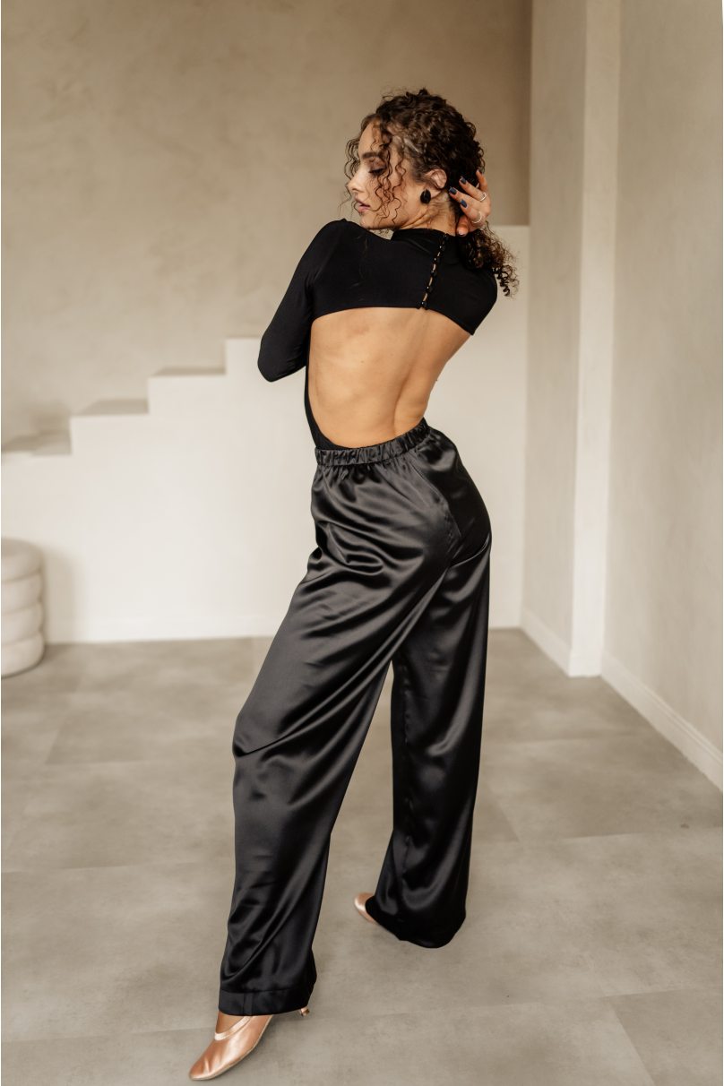 Женские брюки для бальных танцев стандарт от бренда FASHION DANCE модель Pants W 023