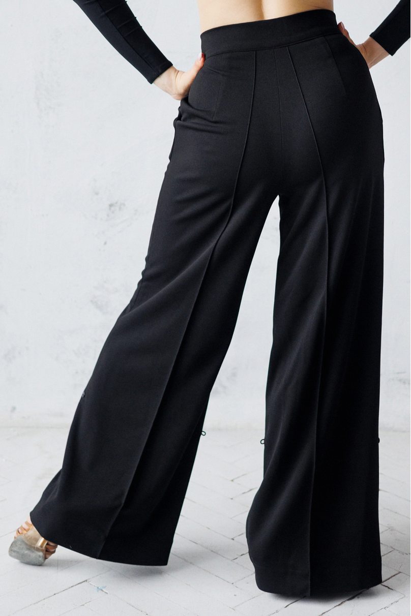 Женские брюки для бальных танцев стандарт от бренда FASHION DANCE модель WP317BK