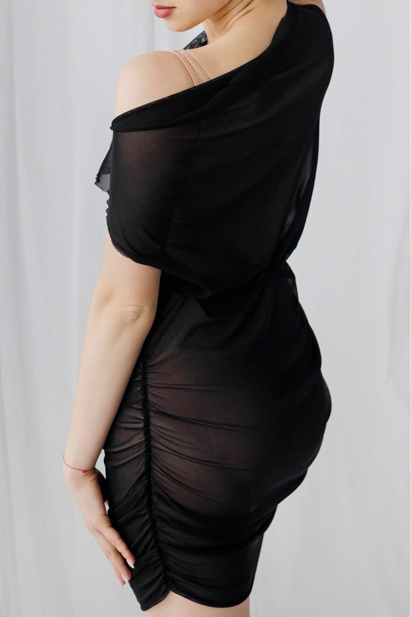Сукня для бальних танців для латини від бренду FASHION DANCE модель Dress lat W 036/Leopard
