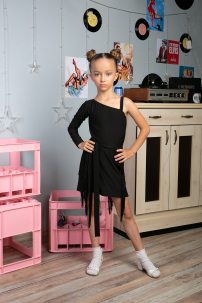 Платье для бальных танцев для девочек от бренда FASHION DANCE модель Dress lat K 022