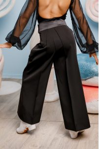 Tanzhosen für Mädchen Marke FASHION DANCE modell Pant K 003 Black