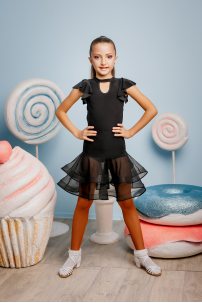Спідниця для бальних танців для дівчаток від бренду FASHION DANCE модель Skirt lat K 028