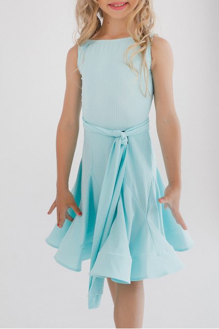 Платье для бальных танцев для девочек от бренда FASHION DANCE модель Dress KDLT3734BL