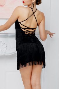 Latin dance dress by FASHION DANCE model Dress lat W 017 Black
