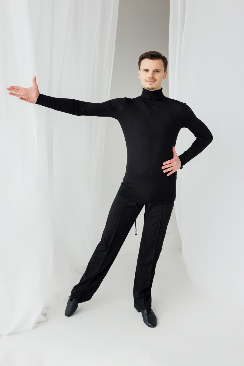 Чоловіча сорочка для бальних танців латина від бренду FASHION DANCE модель Polo R 006